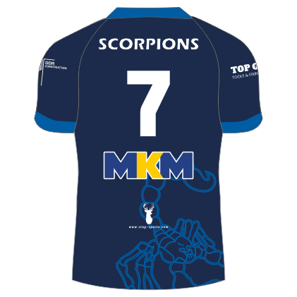 Blackpool Scorpions RL Replica Playing Shirt – Adult - Image 2