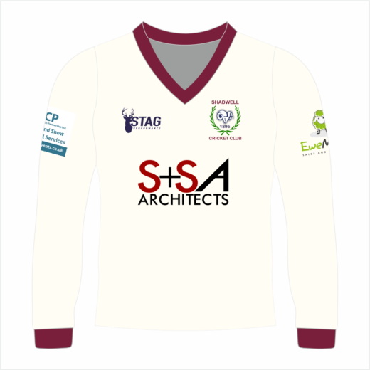 Shadwell CC Ivory Jumper - Junior