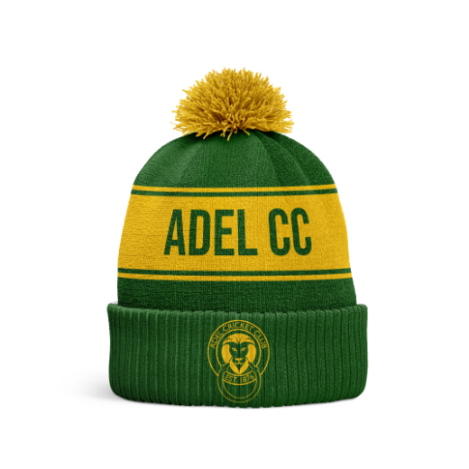 Adel CC Green Bobble Hat