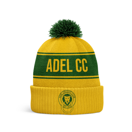 Adel CC Yellow Bobble Hat