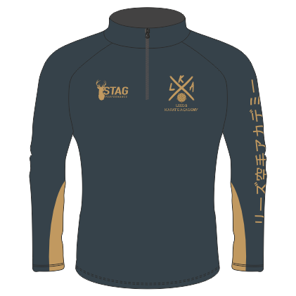 Leeds Karate Navy 1/4 Zip - Adult