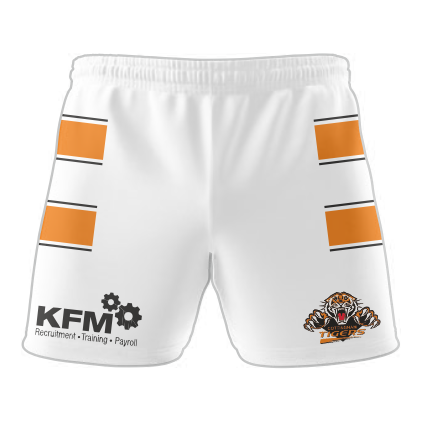 Cottingham White Sublimated Playing Shorts - Junior