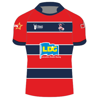 Blackpool Scorpions RL Red Replica Playing Shirt – Adult