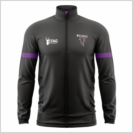 Farnley Tracksuit Jacket, Purple - Adults