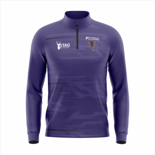 Farnley Purple 1/4 Zip - Juniors
