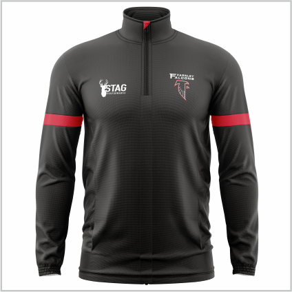 Farnley 1/4 Zip Jacket, Red – Juniors