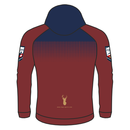 Guiseley Rangers Masters Sublimated Hoodie - Adult - Image 2