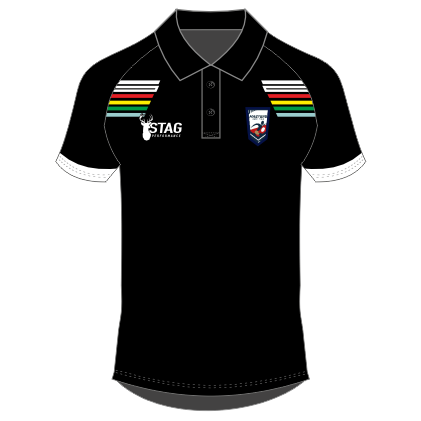 Masters Referee Black Polo - Adult