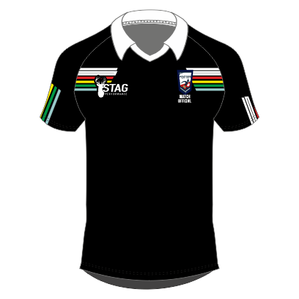 Masters Black Referee Shirt – Adult