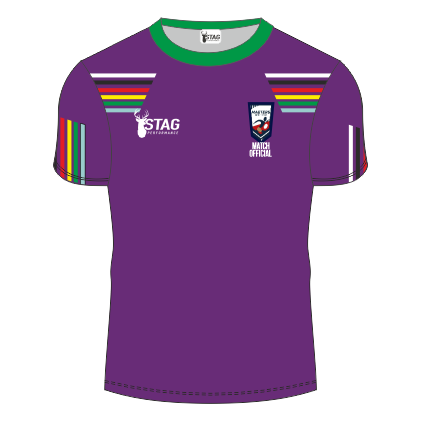 Masters Purple Referee T-Shirt - Adults